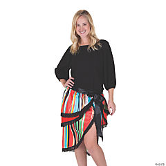 Fiesta Ruffle Tie-On Skirt