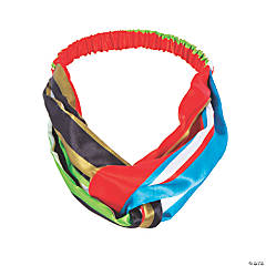 Fiesta Sarape Headbands - 6 Pc.