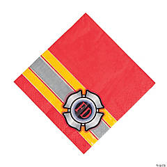 Firefighter Party Luncheon Napkins - 16 Pc. - Less Than Perfect
