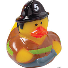 Firefighter Rubber Ducks - 12 Pc.