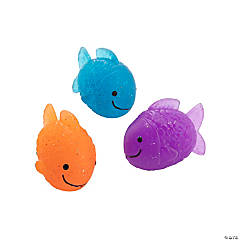 Fish-Shaped Bouncy Balls - 12 Pc.
