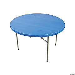 Fitted Round Plastic Tablecloth