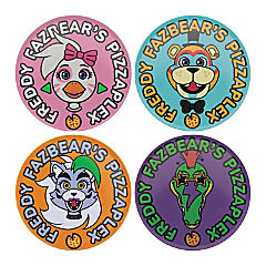 Five Nights at Freddy's 4-Piece Printed Drink Coaster Set