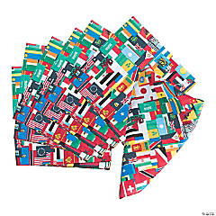 Flags of All Nations Bandanas - 12 Pc.