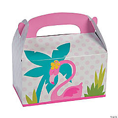 Flamingo Favor Boxes - 12 Pc.