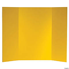 Flipside Corrugated Project Board, Yellow, 24 Pk