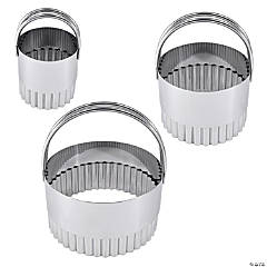 Fluted Biscuit Cutter 3 Piece Set