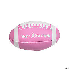 Foam Breast Cancer Awareness Footballs
