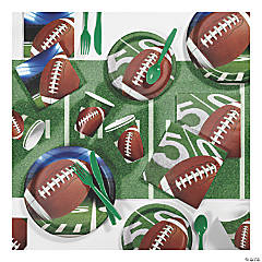 Football Party Supplies Kit for 8 Guests