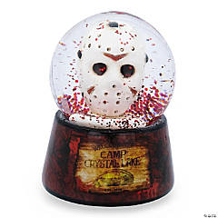 Friday the 13th Jason's Mask Mini Snow Globe  3 Inches Tall
