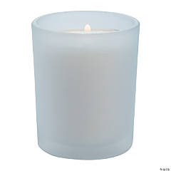 Frosted Wedding Votive Candle Holders - 12 Pc.