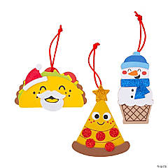 Fun Food Christmas Ornament Craft Kit - Makes 12