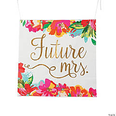 Future Mrs. Bright Floral Banner