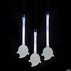 Ghost Character Necklaces with Glow Stick - 12 Pc.