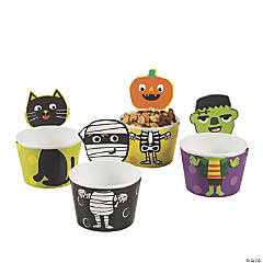 Ghoul Gang Disposable Paper Snack Cups - 12 Pc.
