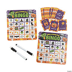 Ghoul Gang Dry Erase Halloween Bingo Game