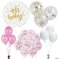 Girl Baby Shower Balloon Bouquet Kit