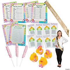 Girl Baby Shower Game Kit for 24