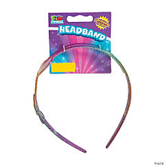 Glitter Rainbow Headbands - 6 Pc.