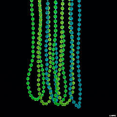 Glow-in-the-Dark Beaded Necklaces - 24 Pc.