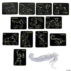 Glow-in-the-Dark Lacing Constellation Cards - 24 Pc.