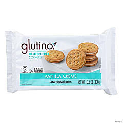 Glutino Creme Cookies Vanilla 10.5 oz Pack of 12