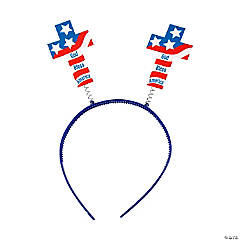 God Bless America Patriotic Head Boppers - 12 Pc.