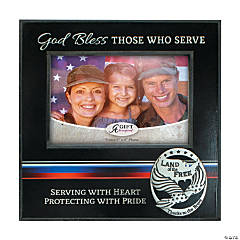God Bless Those Who Serve Picture Frame