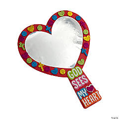 God Sees My Heart Mirror Craft Kit