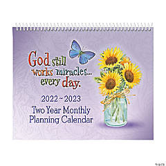 God Works Miracles Two Year Planning Calendar