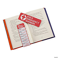 God's Emergency Numbers Bookmarks - 24 Pc.
