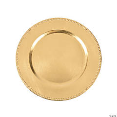 Gold Chargers - 6 Ct.