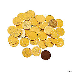 Gold Coins Chocolate Candy - 76 Pc.