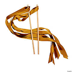 Gold Ribbon Wands - 24 Pc.