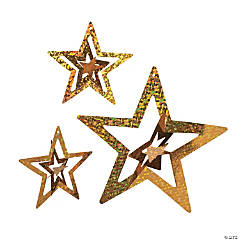 Gold Stars - 12 Pc.