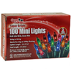 Good Tidings SuperBright Christmas String Light Set, Multicolor