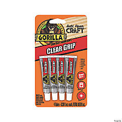 Gorilla Clear Grip<sup>®</sup> Contact Adhesive Mini Tubes - 4 Pc.
