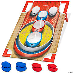 Gosports cornhole bean bag toss game - includes 1 target, 8 bean bags, and carrying case