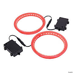 GoSports Cornhole Light Up LED Ring Kit 2pc Set - Red