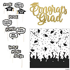 Graduation Party Photo Booth Kit - 14 Pc.