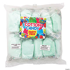 Green Cotton Candy Favor Packs