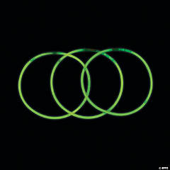 Green Glow Necklaces
