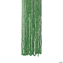 Green Metallic Bead Necklaces