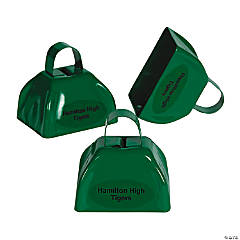 Green Personalized Cowbells