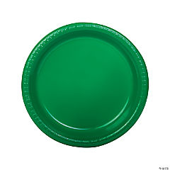Green Plastic Dinner Plates