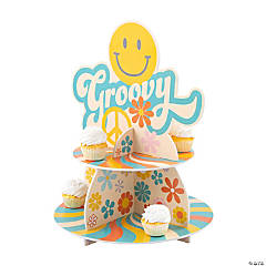 Groovy Party Cupcake Stand