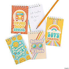 Groovy Sayings Spiral Notepads - 24 Pc.