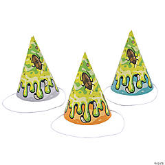 Gross Slime Cone Party Hats - 12 Pc.