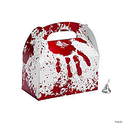 Halloween Horror Party Favor Boxes - 12 Pc.