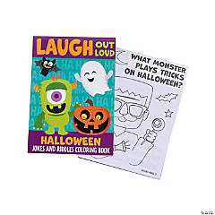 Halloween Jokes Coloring Books